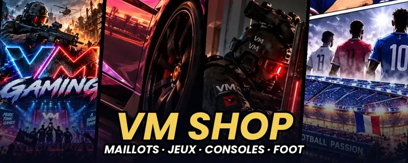 VM Shop : univers Gaming, GTA, REDSEC et foot en cases de BD